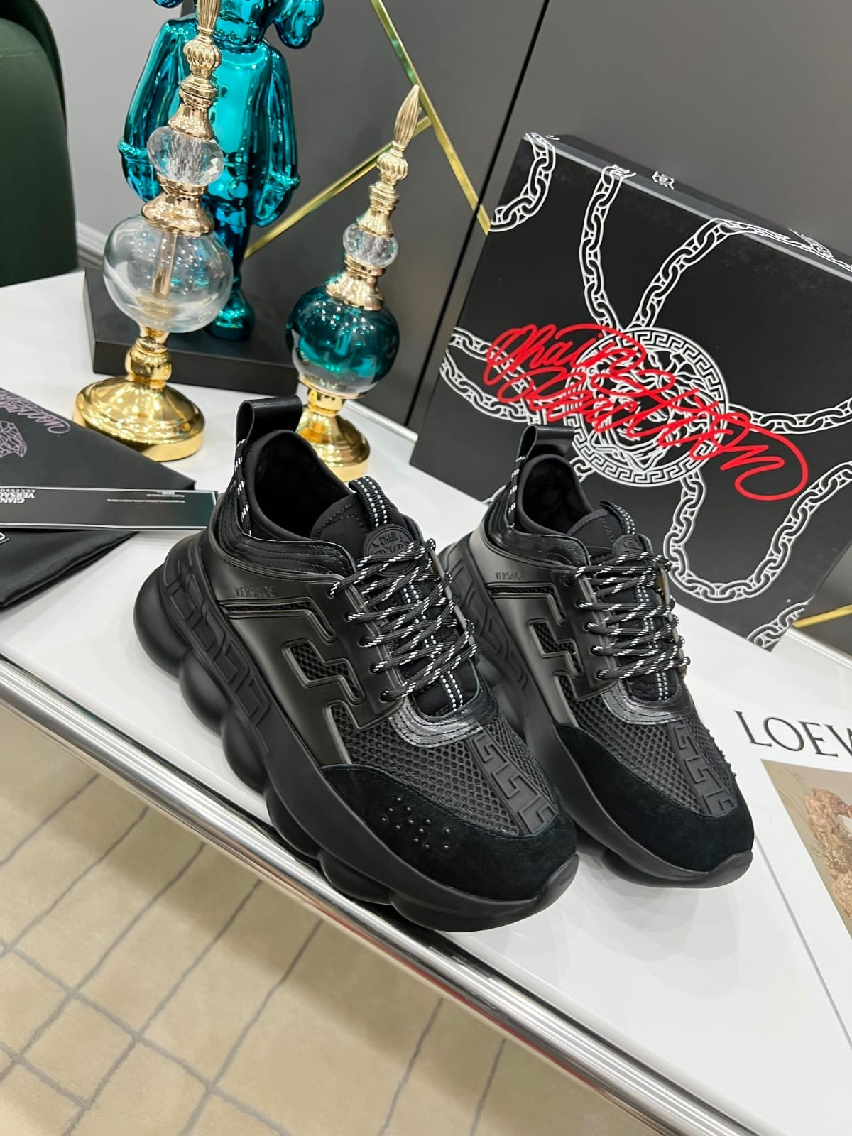 Versace Chain Reaction Negru Premium [Full-Box]