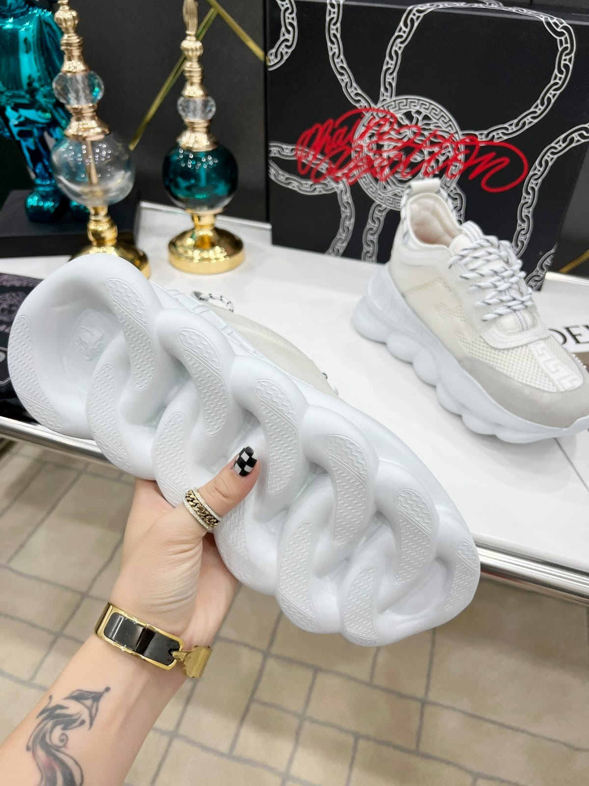 Versace Chain Reaction Alb Premium [Full-Box]