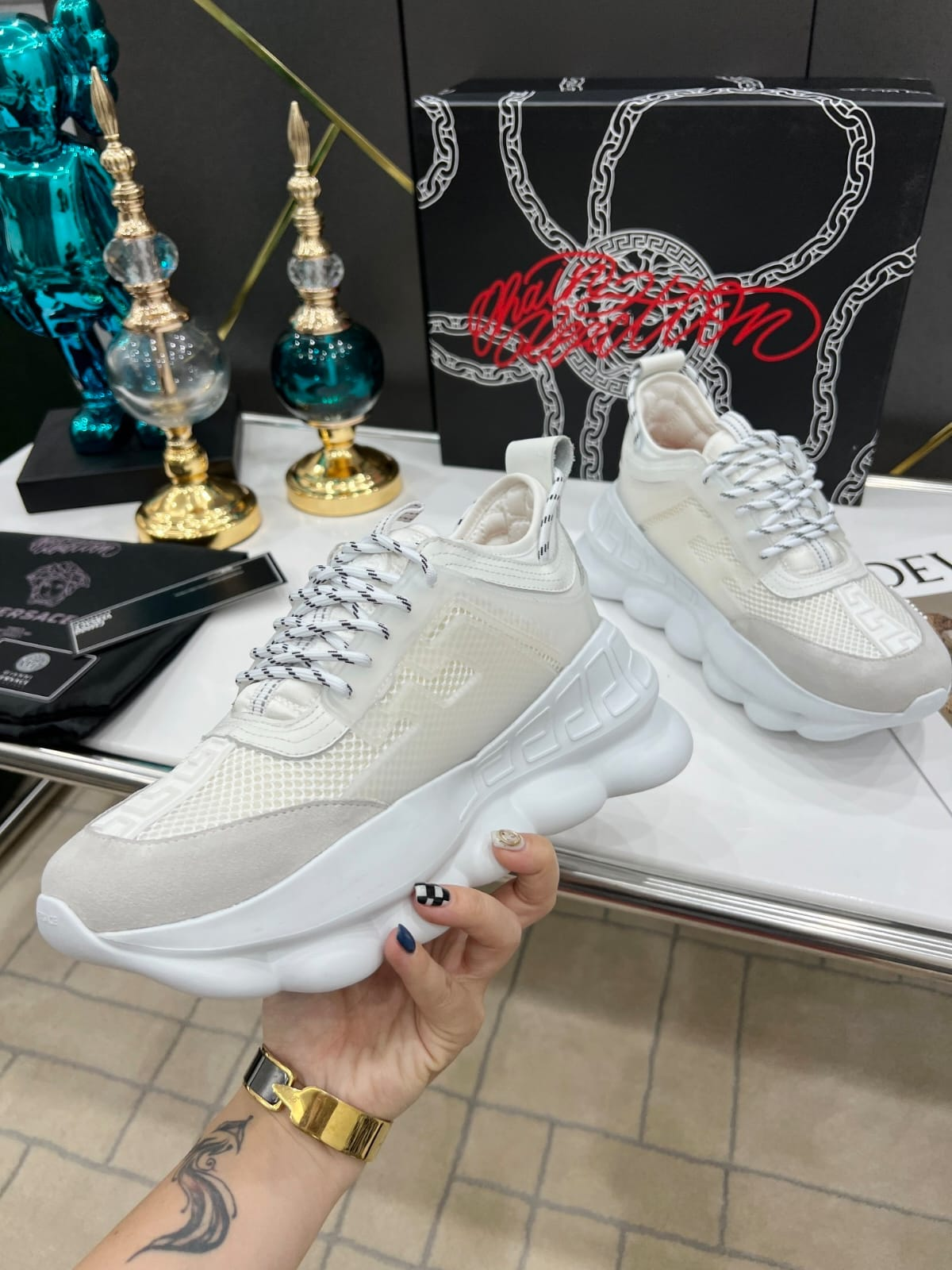 Versace Chain Reaction Alb Premium [Full-Box]