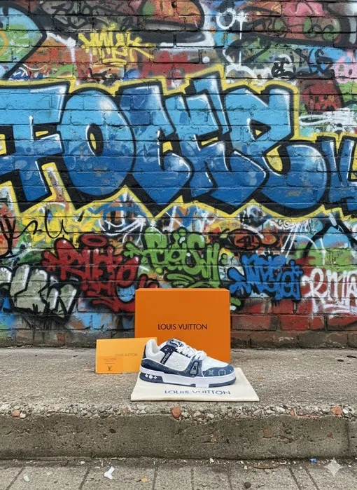 Louis Vuitton Trainers Albastru [Full-Box]